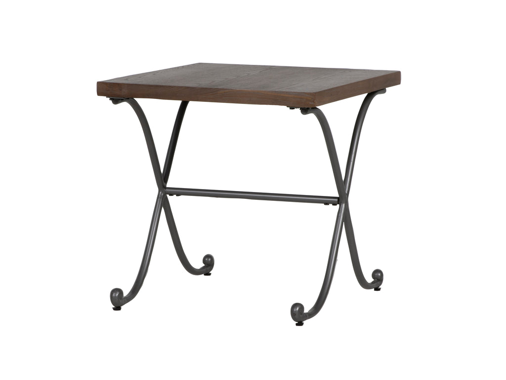3-Piece Industrial Coffee Table Set with Metal X-Base & Wood Tops