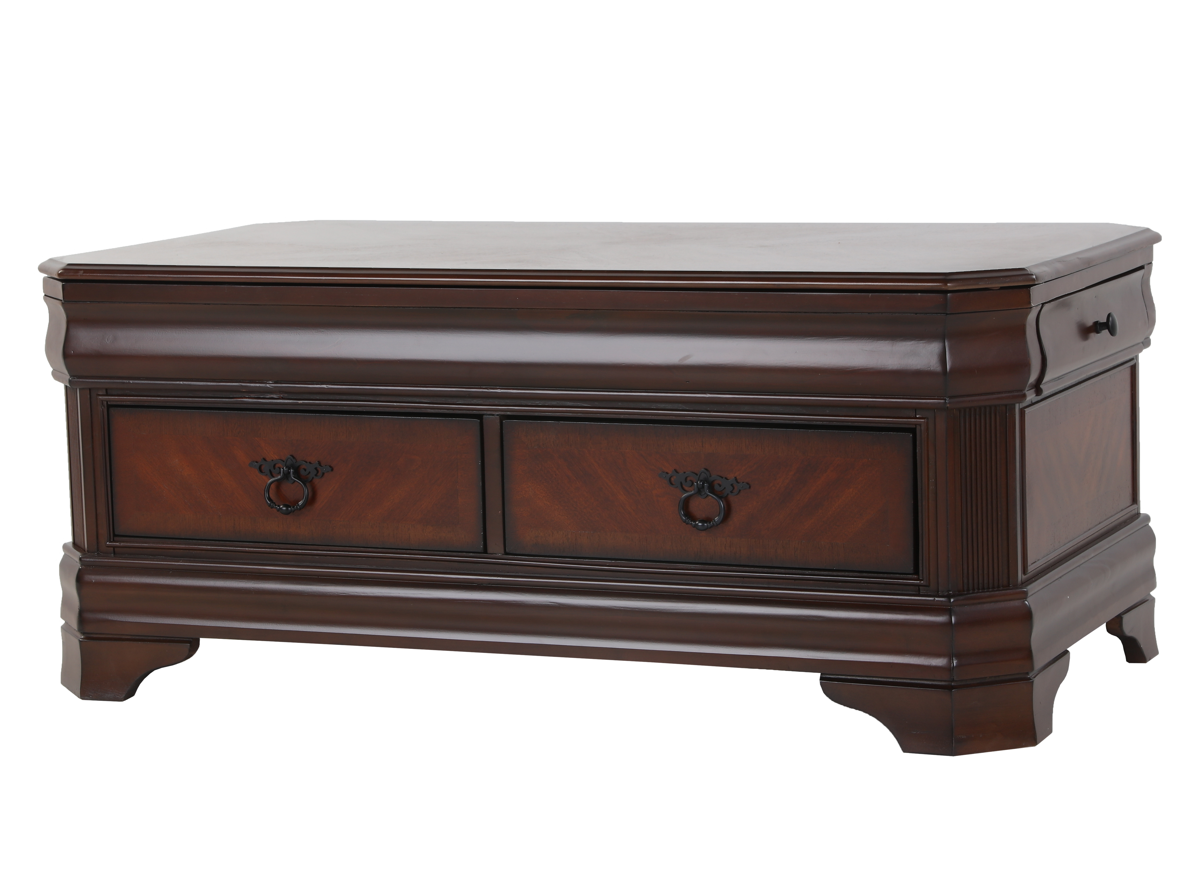 3-Piece Traditional Lift-Top Coffee Table Set in Espresso